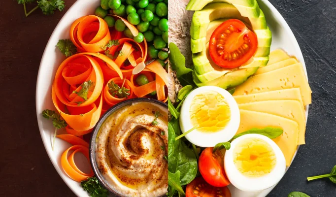 dieta keto vs vegana